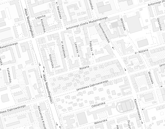 Mapa z adresem organizacji