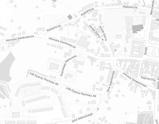 Mapa z adresem organizacji