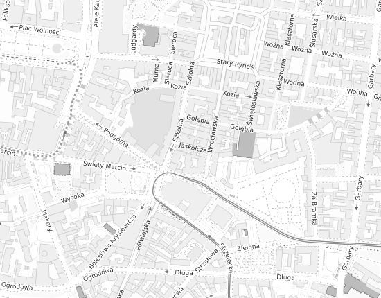 Mapa z adresem organizacji