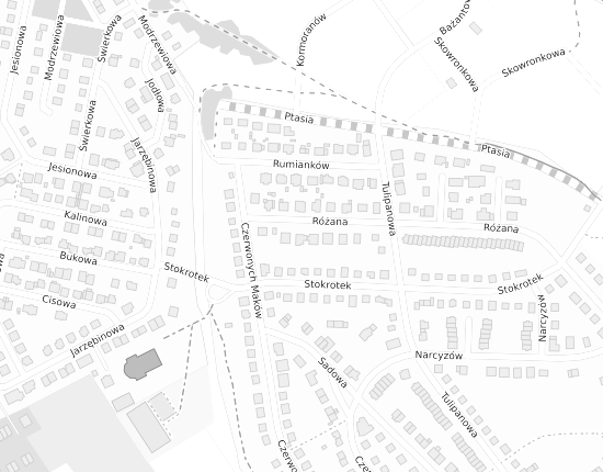 Mapa z adresem organizacji