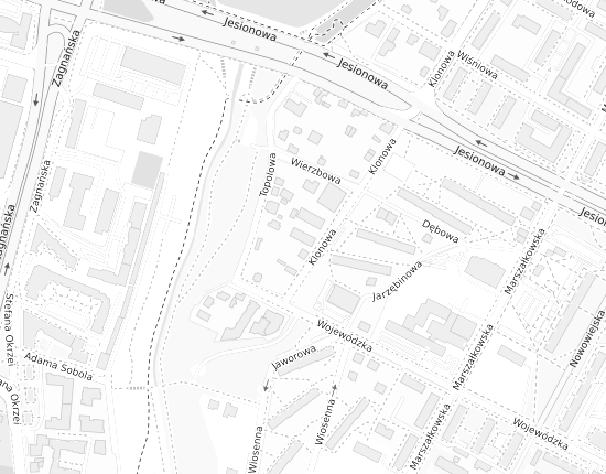 Mapa z adresem organizacji