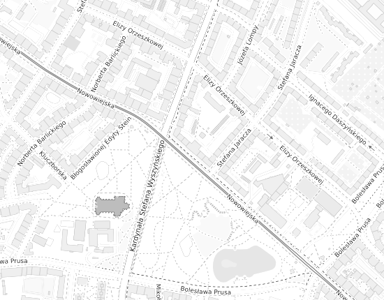 Mapa z adresem organizacji