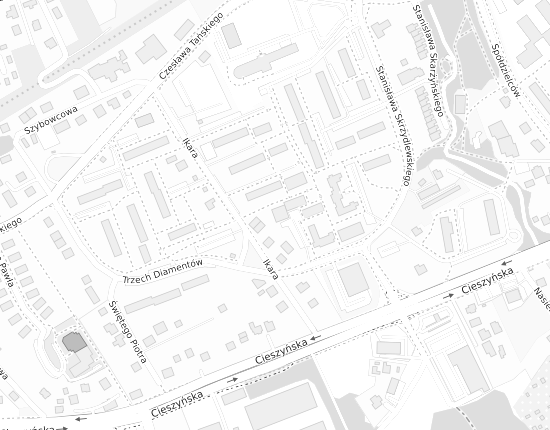 Mapa z adresem organizacji