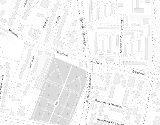 Mapa z adresem organizacji