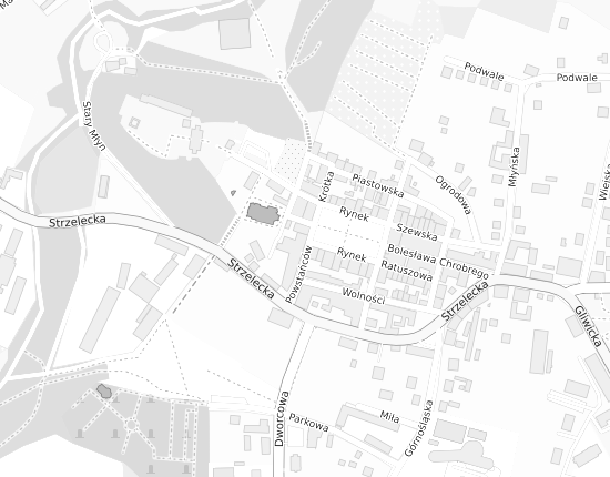 Mapa z adresem organizacji