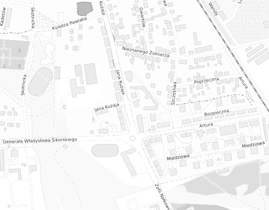 Mapa z adresem organizacji