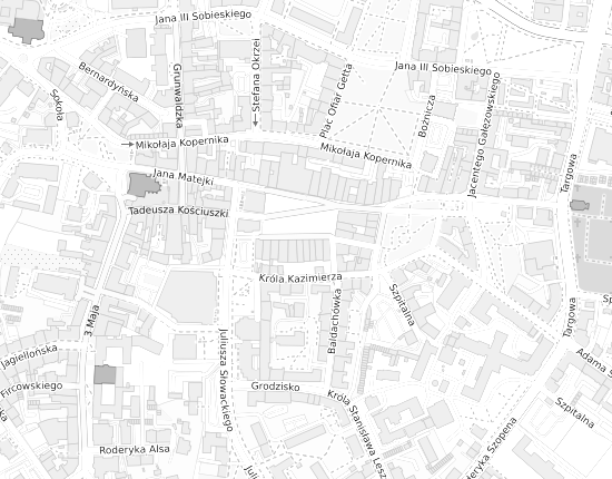 Mapa z adresem organizacji