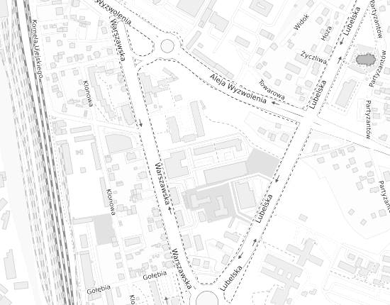 Mapa z adresem organizacji