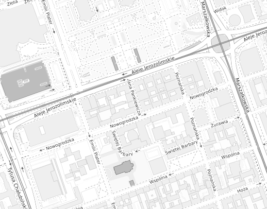 Mapa z adresem organizacji
