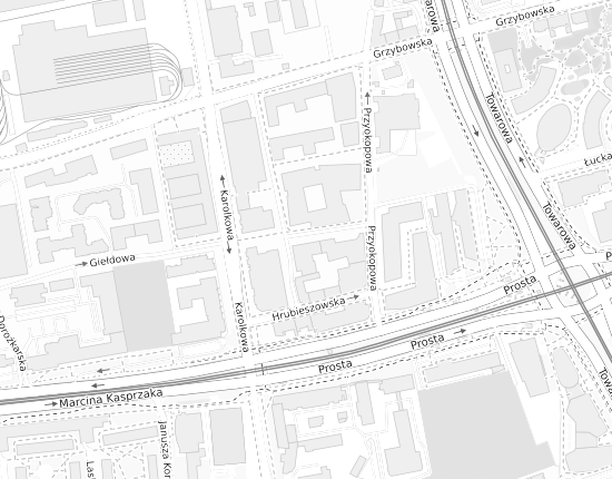 Mapa z adresem organizacji
