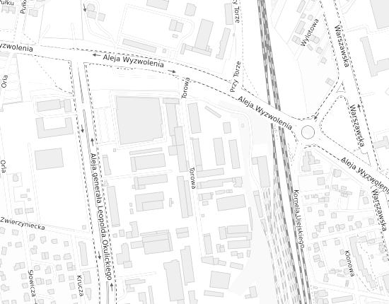 Mapa z adresem organizacji