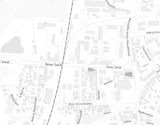 Mapa z adresem organizacji