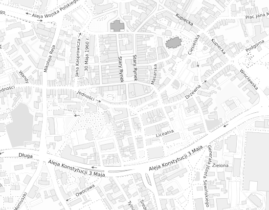 Mapa z adresem organizacji