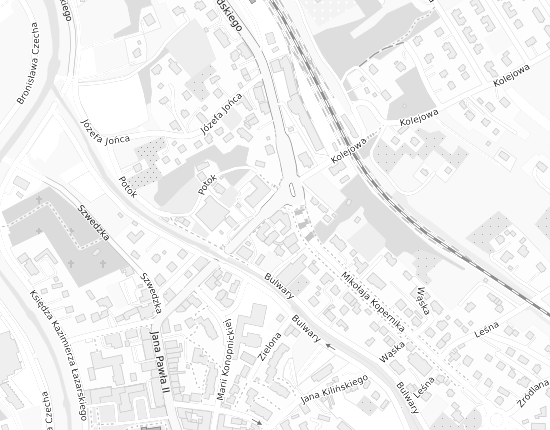 Mapa z adresem organizacji