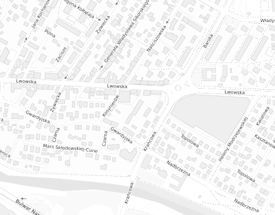 Mapa z adresem organizacji