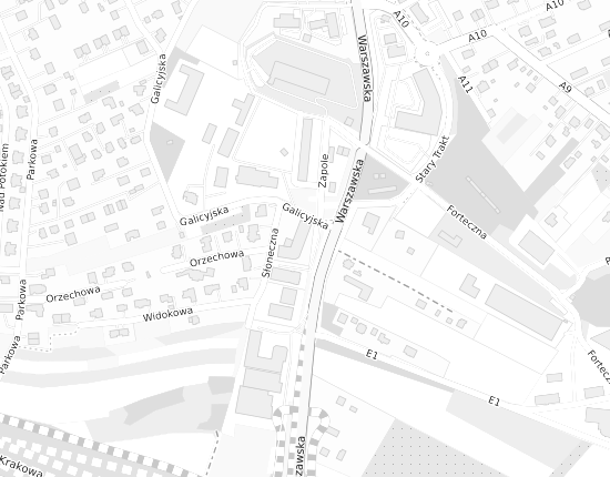 Mapa z adresem organizacji