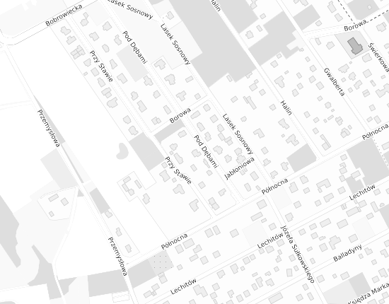 Mapa z adresem organizacji