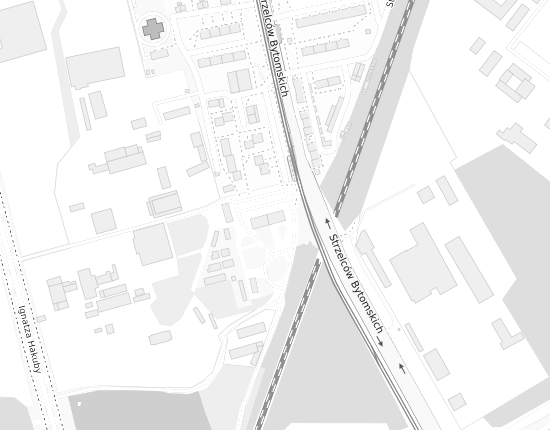 Mapa z adresem organizacji