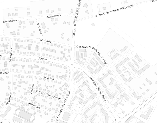 Mapa z adresem organizacji