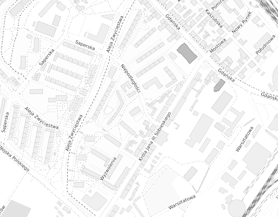 Mapa z adresem organizacji