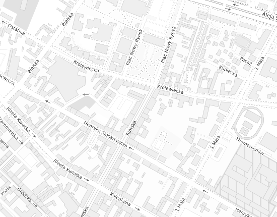 Mapa z adresem organizacji
