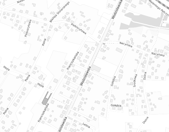Mapa z adresem organizacji
