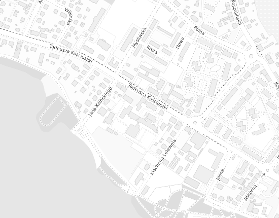 Mapa z adresem organizacji
