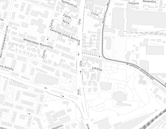 Mapa z adresem organizacji