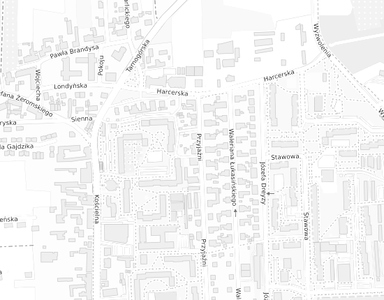 Mapa z adresem organizacji