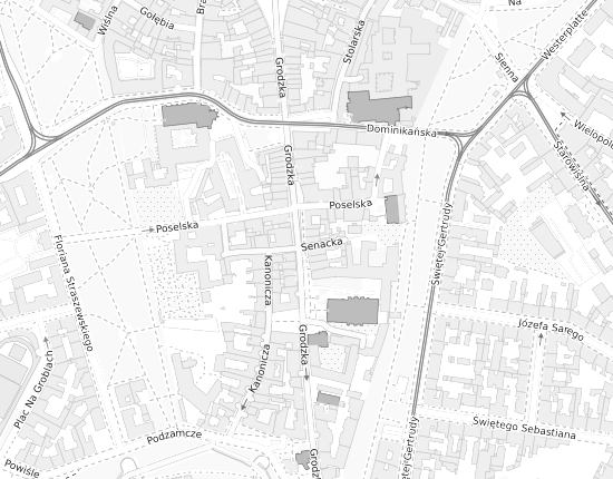Mapa z adresem organizacji