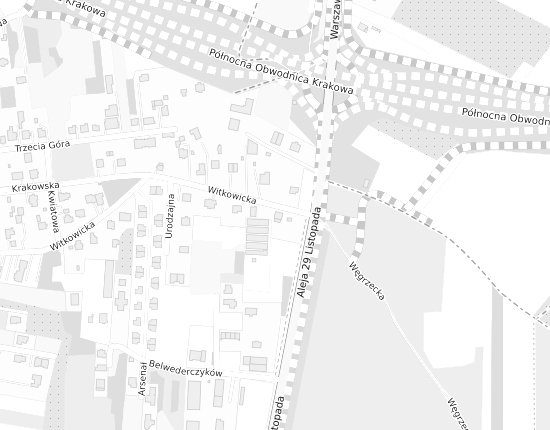 Mapa z adresem organizacji