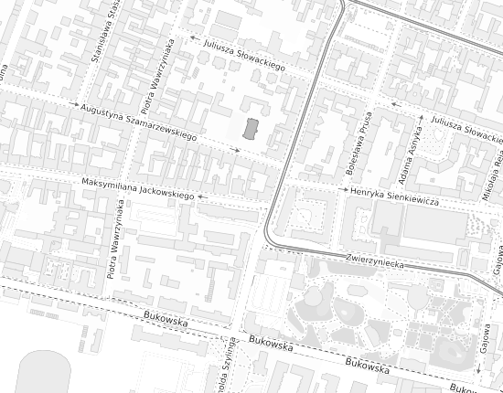 Mapa z adresem organizacji