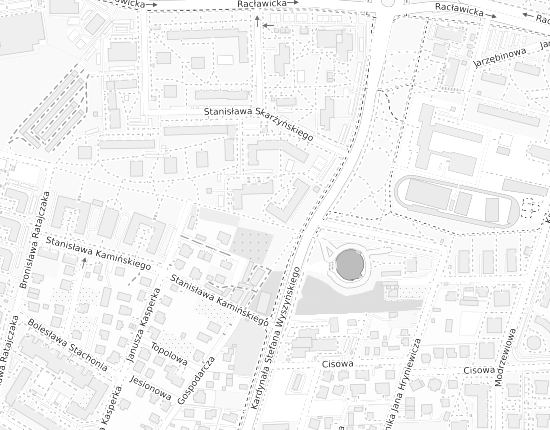Mapa z adresem organizacji