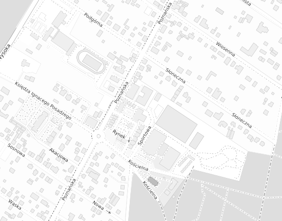 Mapa z adresem organizacji