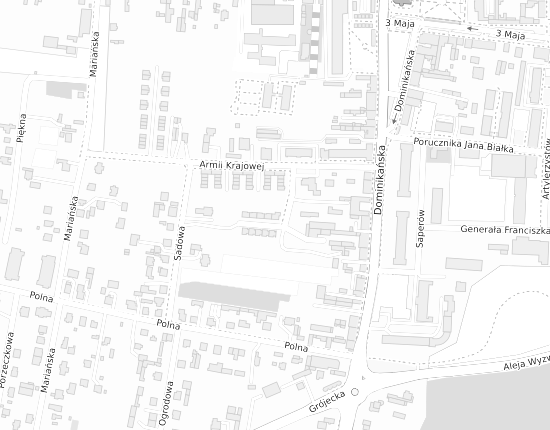 Mapa z adresem organizacji