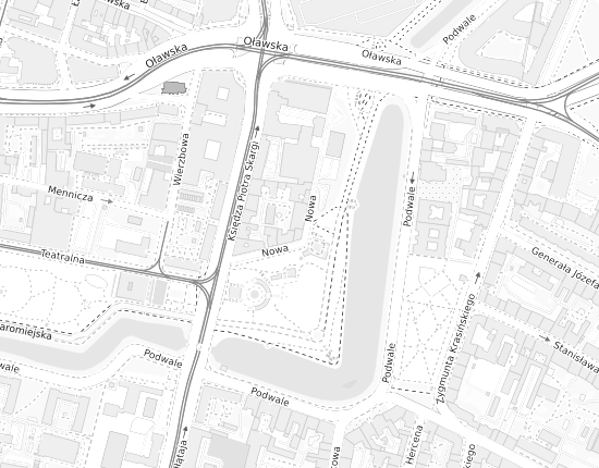 Mapa z adresem organizacji