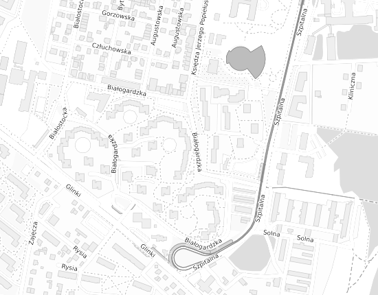 Mapa z adresem organizacji