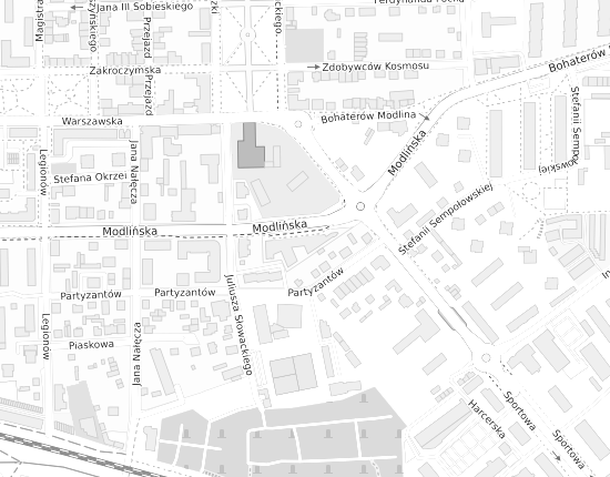 Mapa z adresem organizacji