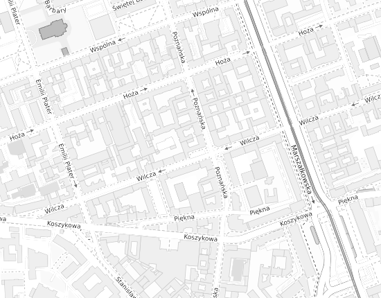 Mapa z adresem organizacji