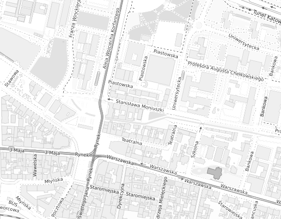 Mapa z adresem organizacji