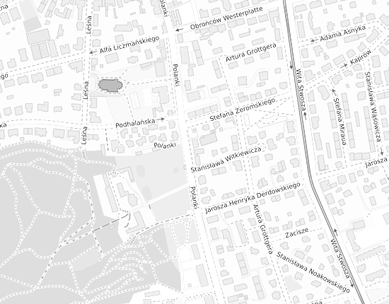 Mapa z adresem organizacji