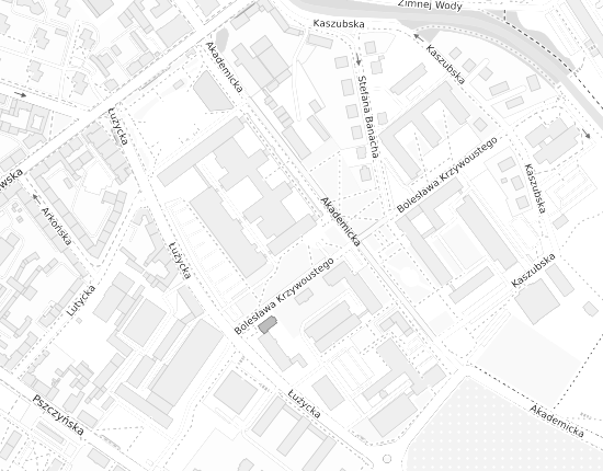 Mapa z adresem organizacji