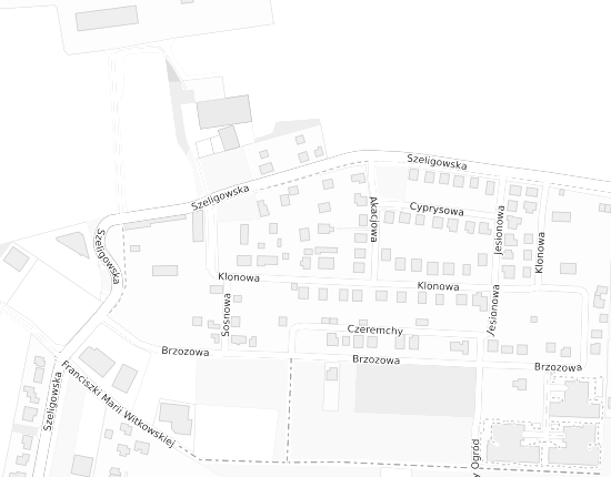 Mapa z adresem organizacji