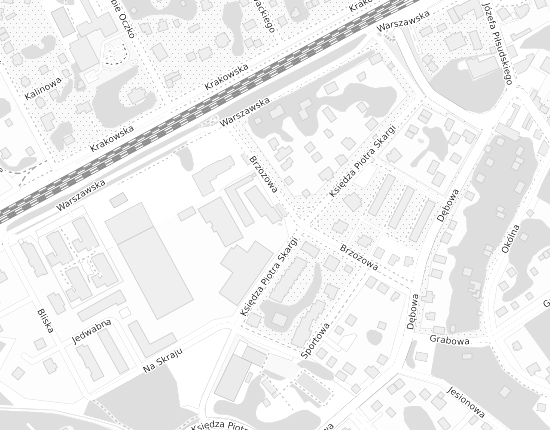 Mapa z adresem organizacji