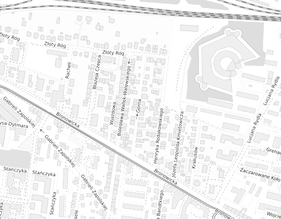 Mapa z adresem organizacji