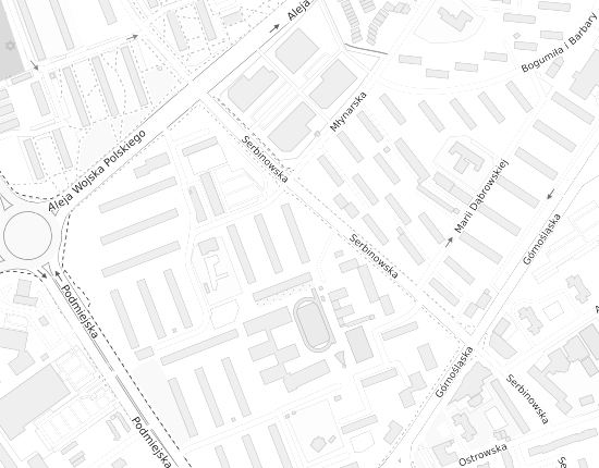 Mapa z adresem organizacji