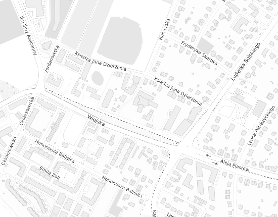 Mapa z adresem organizacji