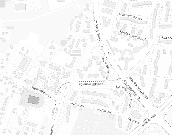 Mapa z adresem organizacji
