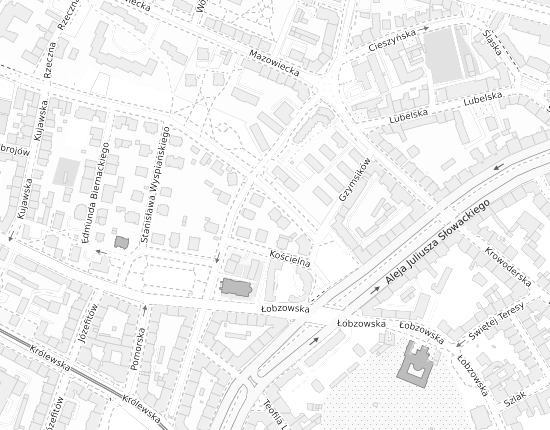 Mapa z adresem organizacji