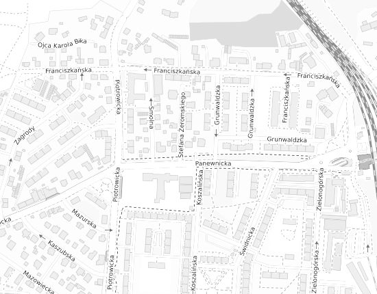 Mapa z adresem organizacji